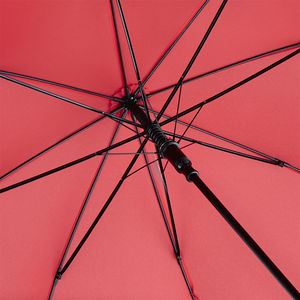 Parapluie publicitaire|Canne plastique Rouge 2