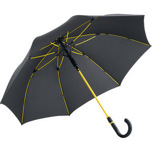 Parapluie citadin personnalisé | Stand Noir Jaune