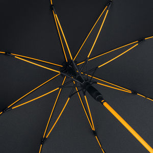 Parapluie citadin personnalisé | Stand Noir Orange 1