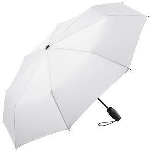 Parapluie publicitaire de poche|Déclencheur intégré Blanc