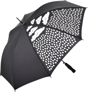 Parapluie publicitaire eau Noir