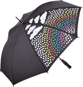 Parapluie publicitaire eau Noir 2