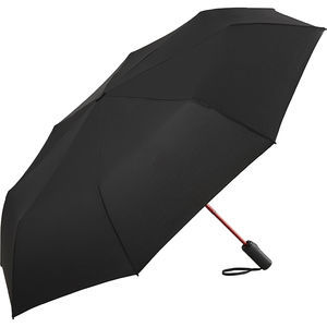 Parapluie de poche publicitaire | Folix Noir Rouge 4