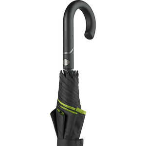 Parapluie publicitaire|Golf acier Noir Lime 2