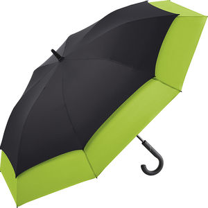 Parapluie publicitaire|Golf acier Noir Lime 8