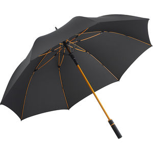 Parapluie publicitaire |golf PET recyclé Noir Orange