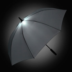 Parapluie publicitaire|LED intégrées Gris 1