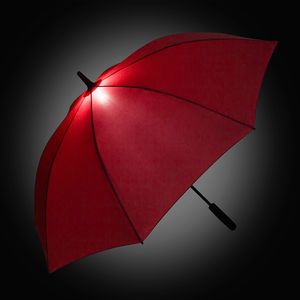 Parapluie publicitaire|LED intégrées Rouge 1