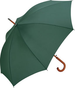 Parapluie publicitaire manche canne Vert foncé