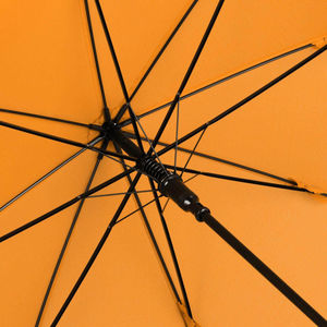 Parapluie publicitaire manche droit Orange 1