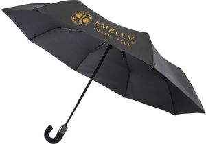 Parapluie publicitaire poignée courbe|Montebello Noir 1