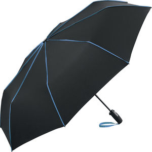Parapluie publicitaire de poche déclencheur intégré Noir Bleu