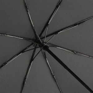 Parapluie publicitaire de poche déclencheur intégré Noir Orange 4
