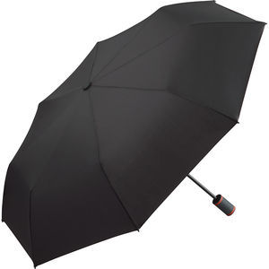 Parapluie de poche personnalisé | Oscar Noir Rouge 1