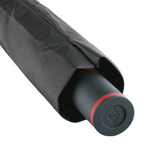 Parapluie de poche personnalisé | Oscar Noir Rouge 2