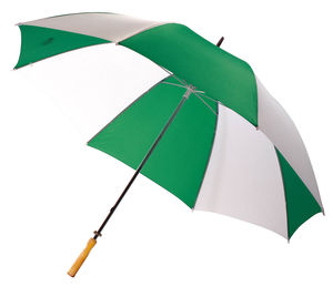 Parapluie publicitaire sport Vert Blanc