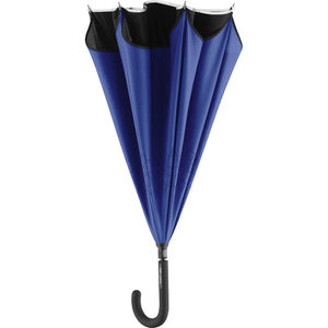 Parapluie publicitaire|Standard inversé Noir Bleu euro 3