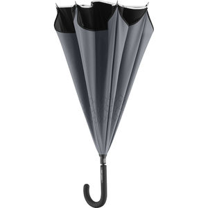 Parapluie publicitaire|Standard inversé Noir Gris 1