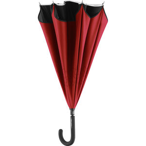 Parapluie publicitaire|Standard inversé Noir Rouge 2