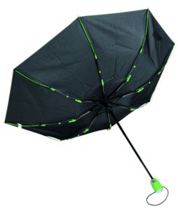 Parapluie publicitaire tempête automatique|STREETLIFE Noir Vert clair 2