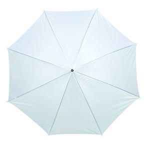 Parapluie publicitaire ville automatique|LIMBO Blanc 1