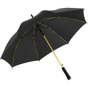 Parapluie citadin publicitaire | Color Noir Jaune