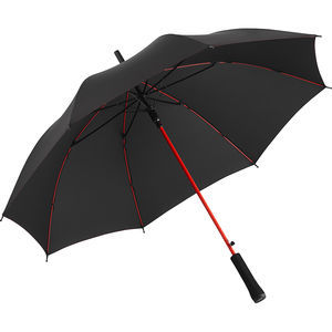 Parapluie citadin publicitaire | Color Noir Rouge 1