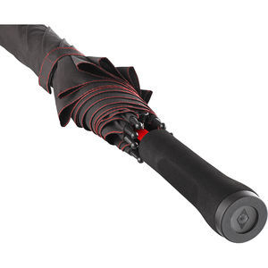 Parapluie citadin publicitaire | Color Noir Rouge 10