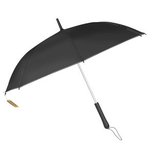 Parapluie Tempete Ecologique Personnalise Noir Gris