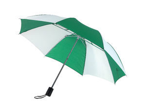 Parapluies pliables pub Blanc Vert