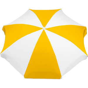 Parasol publicitaire manche Parasol  Blanc Jaune